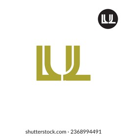 Letter LUL Monogram Logo Design
