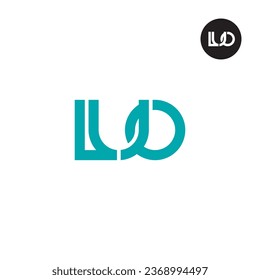 Letter LUO Monogram Logo Design
