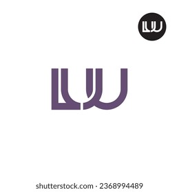 Letter LUU Monogram Logo Design