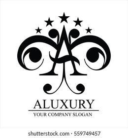 Letter A Luxury Logo Design