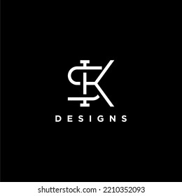 letter luxury monogram logo design