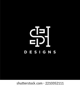 letter luxury monogram logo design