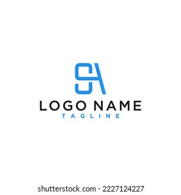 diseño de logotipo de monograma de lujo de carta