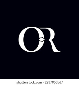 letter OR luxury premium brand logo