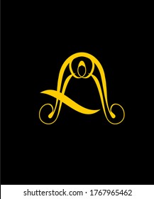 CARTA UN DISEÑO DE VECTOR DE LUJO