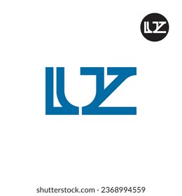 Letter LUZ Monogram Logo Design