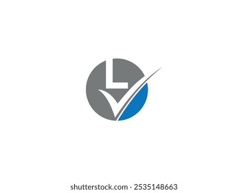 letter LV logo design Initial vector Custom brand logo template