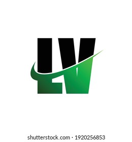 Letter LV simple logo design vector