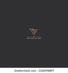 Letter LV VV Logo Design, Creative Minimal LV VV Monogram