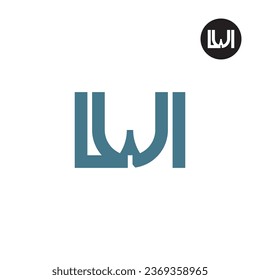 Letter LWI Monogram Logo Design