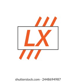 letter LX logo. LX. LX logo design vector illustration for creative company, business, industry

