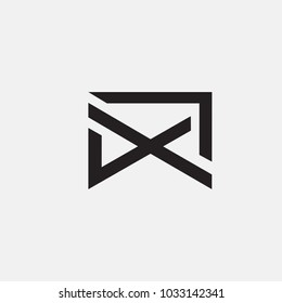 letter LX M logo vector. logo alphabet vector