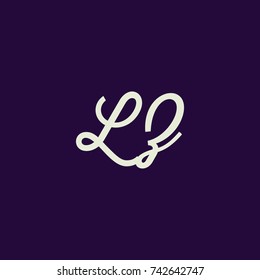 Letter LZ Logo, Icon, Vector element design
