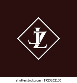 Letter LZ luxury logo design vector