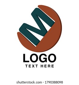 Letra "M" Iconos vectoriales 3d tales logos
