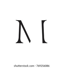 letter m abstract design logo vector