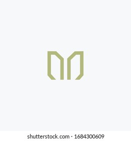 Letter M Abstract logo icon template design in Vector illustration 