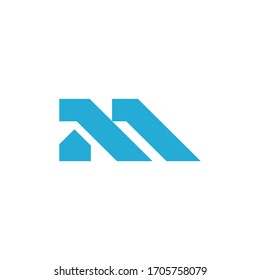 Design-Vorlage für abstraktes Logo Buchstabe M
