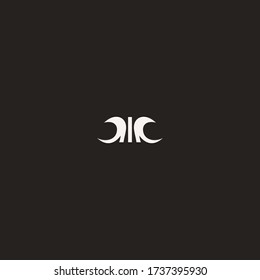 Letra M Resumen diseño de la plantilla de icono del logotipo en la ilustración del vector