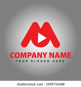 Letter M Abstract Logo And Icon Design