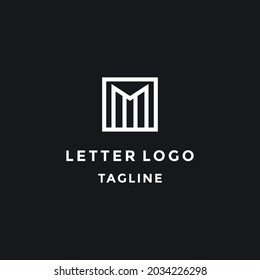 Letter M Abstract Logo vector design template