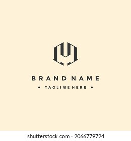 Letter M Abstract logo vector design template