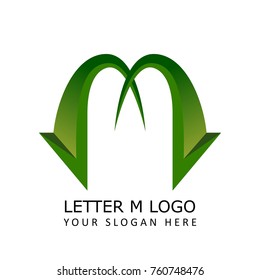 letter m architecture logo