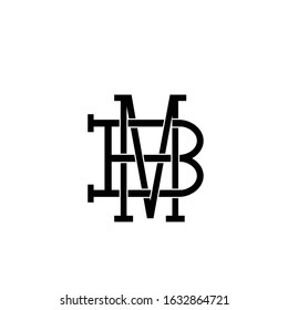letter M and B monogram logo