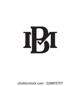 Letter M And B Monogram Logo