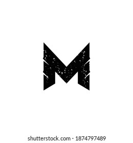 Letter M Badass Logo Icon