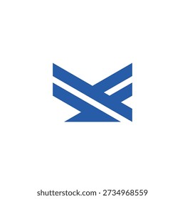 Letter M Bird Logo Design 