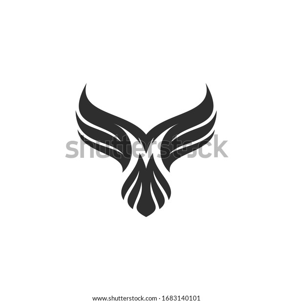 Letter M Bird Logo Vector Stock Vector (Royalty Free) 1683140101