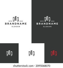 Letter M Bullet logo icon design template