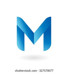 letter m m letter business logo design template abstract vector elements for corporate identity emblem label or icon letter m star conceptual unusual site deal clean science flag letterhead ribbon gra