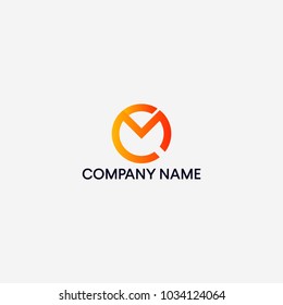 Letter M and C logo design