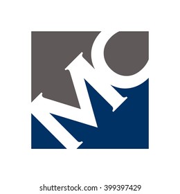 letter M and C logo vector.