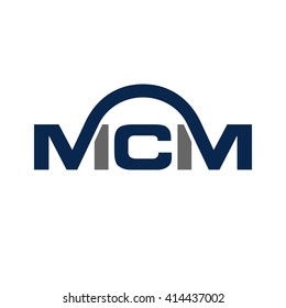 letter M, C, and M logo vector.