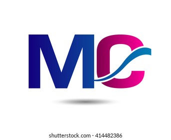 Letter M and C logo vector
