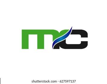 Letter M and C logo vector
