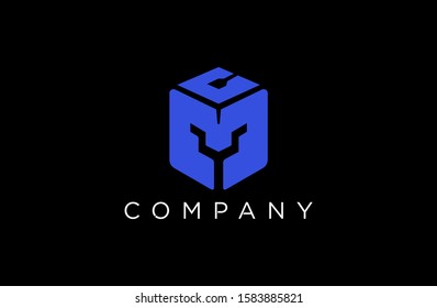 Letter M, C, MC, CM game logo icon design template vector elements for your company brand. smart technology