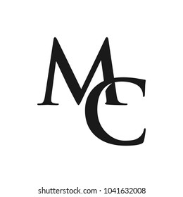 Letter M and C vector logo.