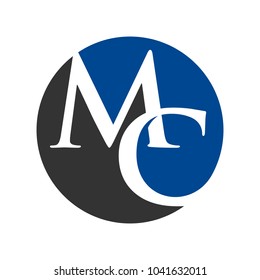 Letter M And C Vector Logo.