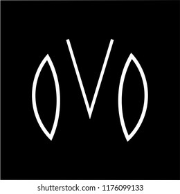 Letter M Circle Logo Concept