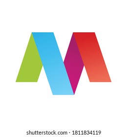 Letter M Colorful Agency Logo Design