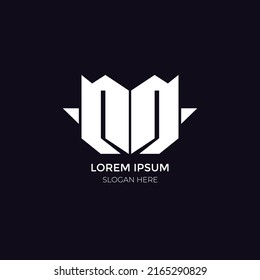 Letter M Concept Elegant Logo Template