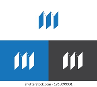 Letter M Construction Architecture Building Logo