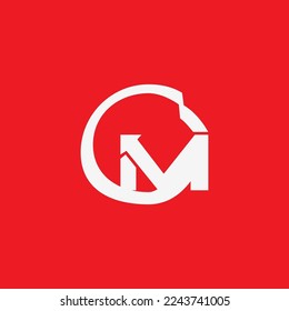 Letter M creative design icon, graphic resource template, vector illustration.