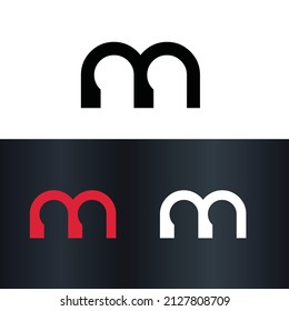 Letter m Creative Unique Modern Vector Logo Design