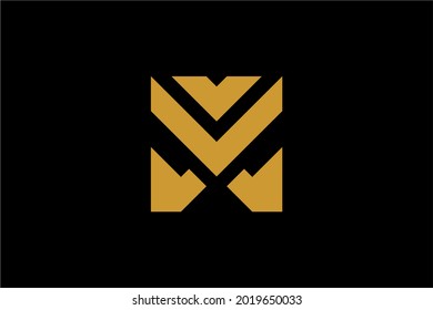 Buchstaben M und Logo-Design-Vektorgrafik. Symbol für das Logo von Monogram M.