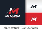 the letter M cutting logo